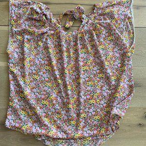 EUC Lauren Conrad Floral Blouse, Size XXL